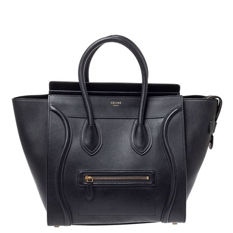 celine black tote|celine tote sale.